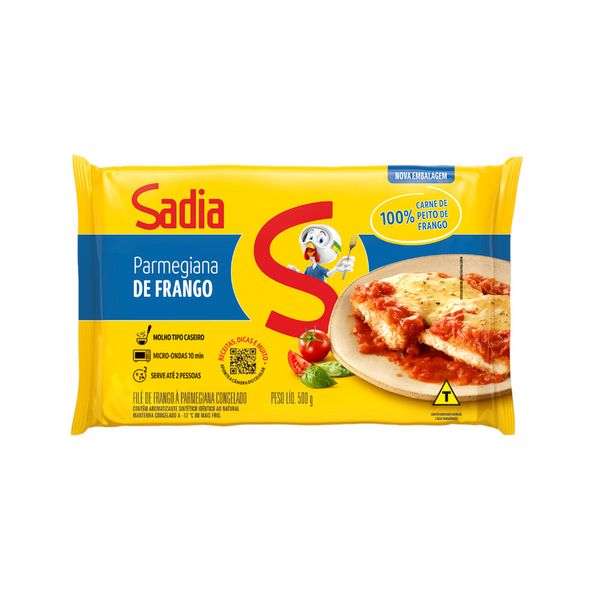 Frango à parmegiana Sadia pacote 500g