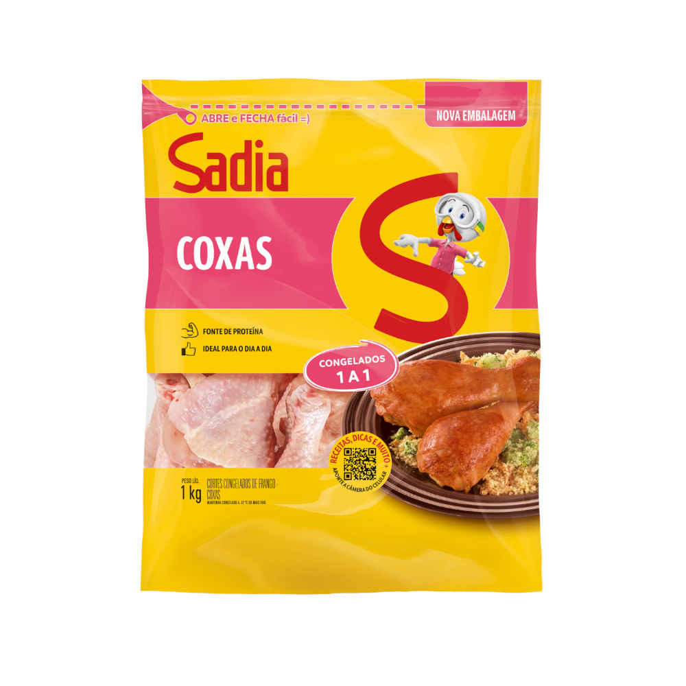 Coxa de frango congelada Sadia 1kg