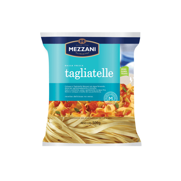 Massa Fresca Tagliatelle Mezzani Embalagem 500g