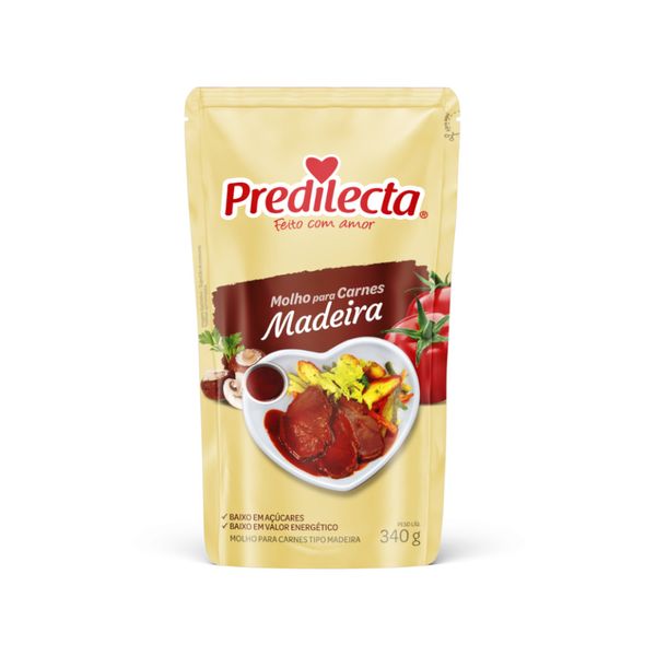 Molho Madeira PREDILECTA para Carnes sachê 340g