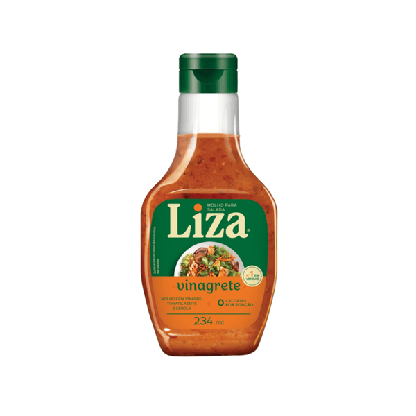 Molho para Salada Vinagrete Liza Embalagem 234ml