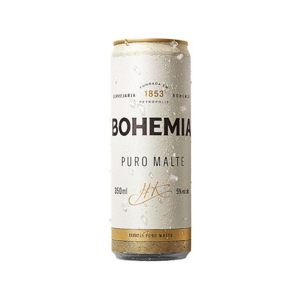 Cerveja Bohemia Puro Malte Lata 350ml