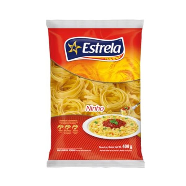 Macarrão de Sêmola ESTRELA Ninho Pacote 400g