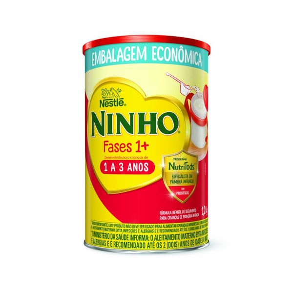 Fórmula Infantil Ninho Fases +1 a 3 Anos Lata 1,2kg