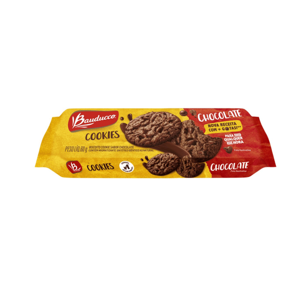 Cookies Bauducco Chocolate Embalagem 60g