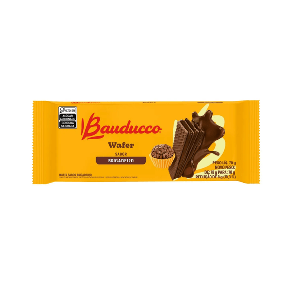 Biscoito Recheado Bauducco Brigadeiro Embalagem 70g