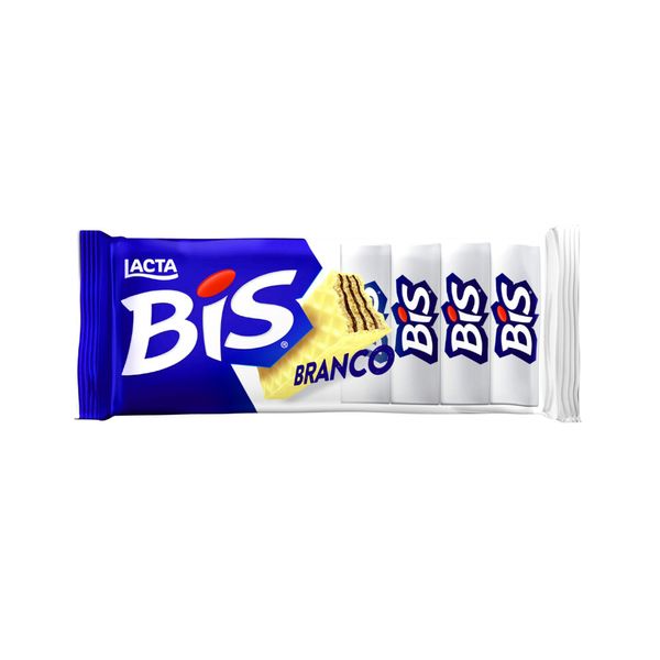 Chocolate Wafer BIS Branco 100,8g Chocolate Wafer BIS Branco 100,8g