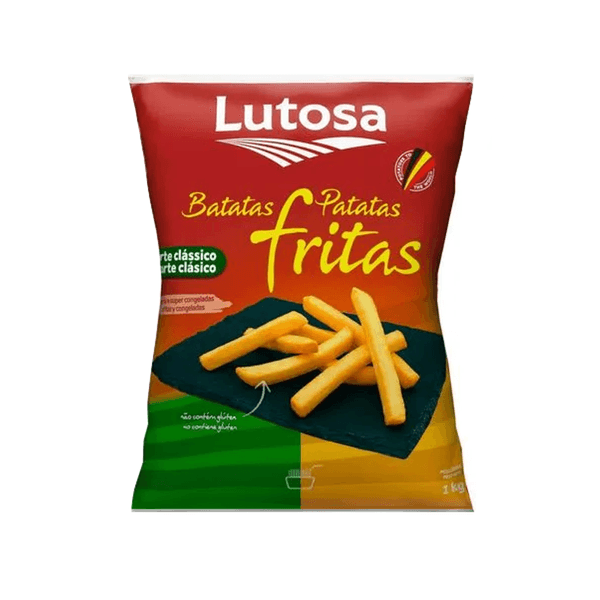 Batata Palito Belga Lutosa Grinkle Cut Embalagem 1kg