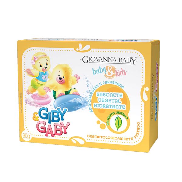 Sabonete Infantil em Barra GIOVANNA BABY Giby Gaby Caixa 80g