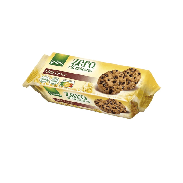 Biscoito Espanhol Chips Chocolate sem Açúcar Gullón Embalagem 125g