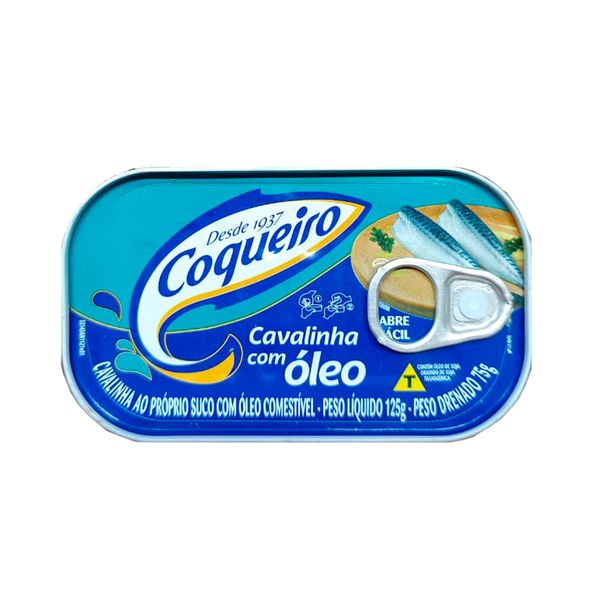 Cavalinha com Óleo COQUEIRO conserva lata 125g