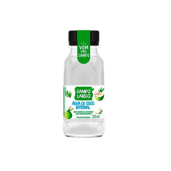 Água de Coco Integral Campo Largo Garrafa 250ml