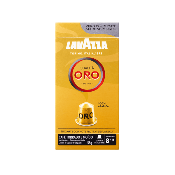 Café em Cápsula Lavazza Oro Caixa 55g