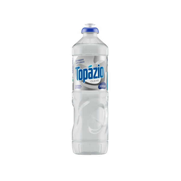 Detergente Líquido Topázio Clear Embalagem 500ml