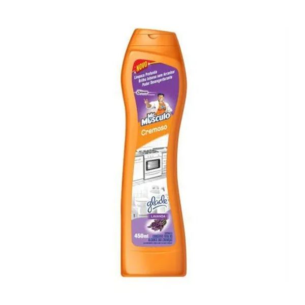 Saponáceo MR MÚSCULO Cremoso Glade Lavanda Frasco 450ml