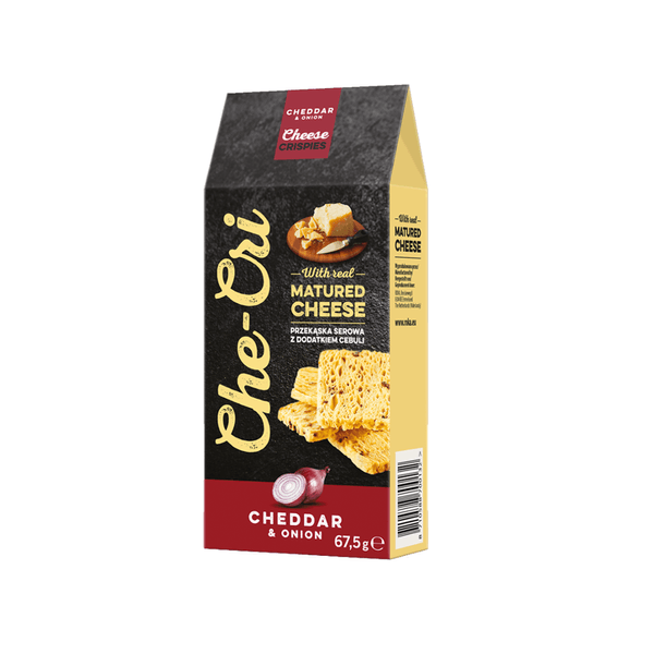 Biscoito Salgado Che - Cri Cheddar com Pimenta Embalagem 67g