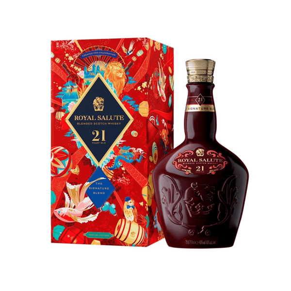 Whisky Royal Salute 21 Anos Edição Especial Ano Lunar Garrafa 700ml