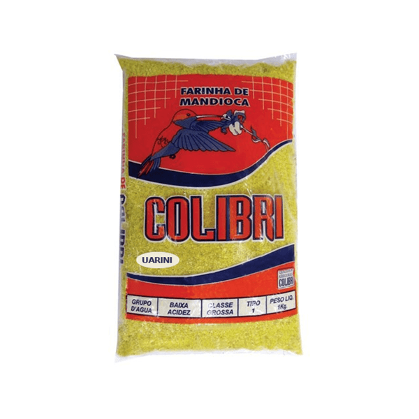 Farinha de Mandioca COLIBRI Uarini Tipo 1 Embalagem 1kg