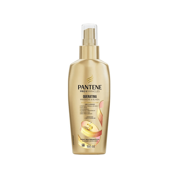 Spray Multibenefícios Pantene Queratina Embalagem 160ml