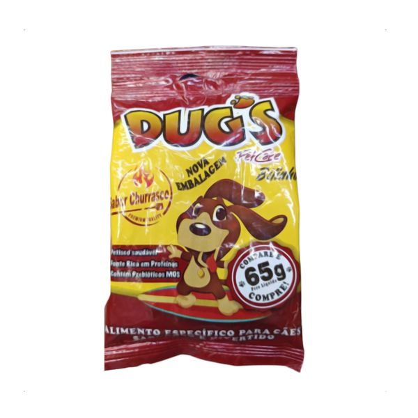 Bifinho Snack DUGS Churrasco Pacote 65g