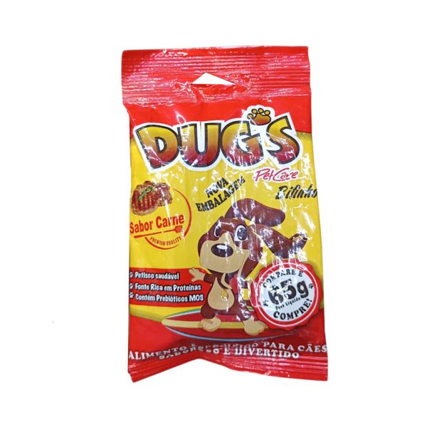 Bifinho Snack DUGS Carne Pacote 65g