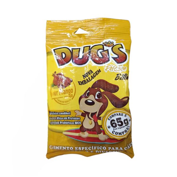 Bifinho Snack DUGS Frango Pacote 65g