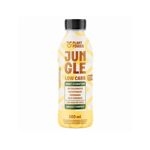 Suplemento Alimentar Jungle Power com Abacaxi e Hortelã Garrafa 500ml