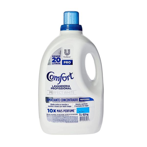 Amaciante Concentrado COMFORT Perfect White Frasco 5L