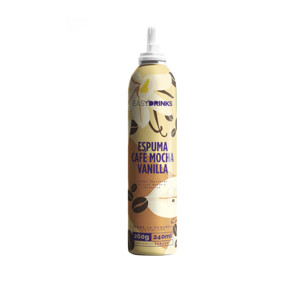 Espuma Easy Drinks Sabor Café Mocha Vanilla Embalagem 260g