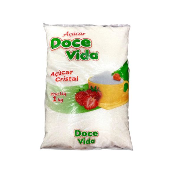 Açúcar Cristal DOCE VIDA pacote 1kg