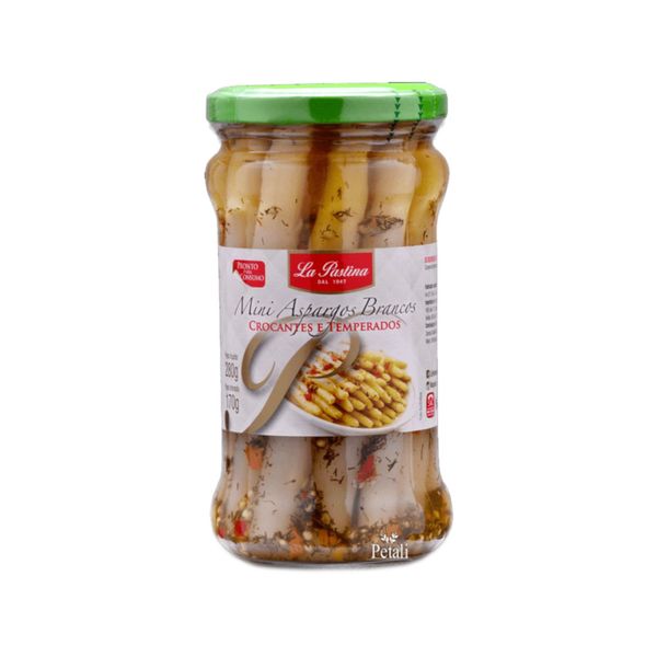 Aspargo Branco La Pastina Fino Croc Frasco 280g