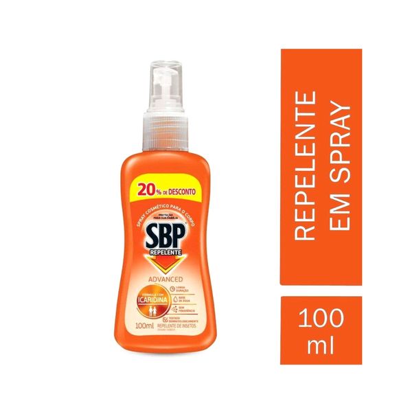 Repelente Spray SBP Advanced Family com Icaridina 100ml 20% de Desconto