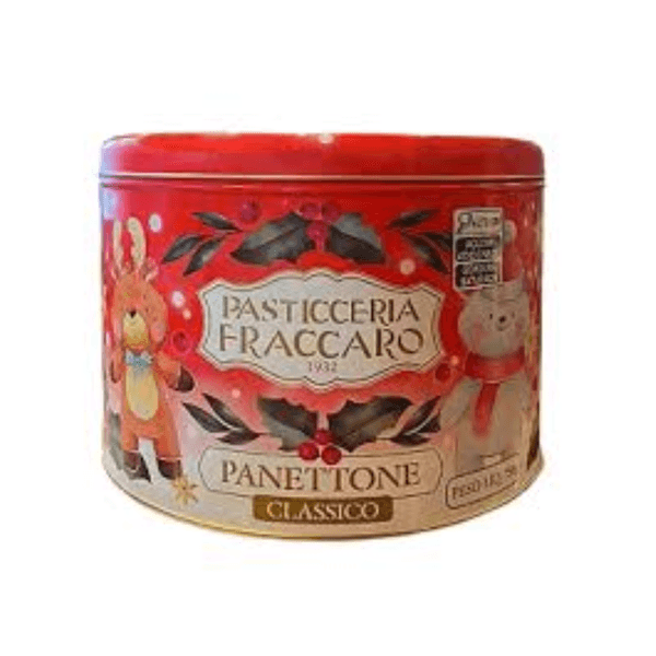 Panetone Tradicional Pasticceria Fraccaro Lata 750g