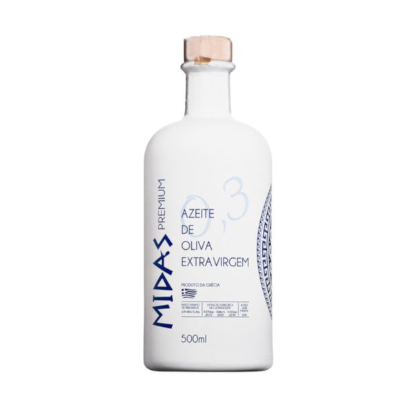 Azeite de Oliva ExtraVirgem MIDAS Premium Garrafa 500ml