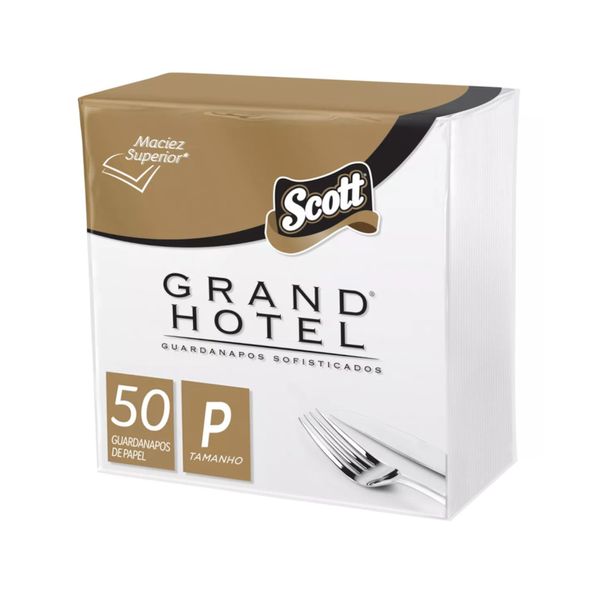 Guardanapo de Papel Sofisticados SCOTT Grand Hotel Coquetel Pacote com 50un