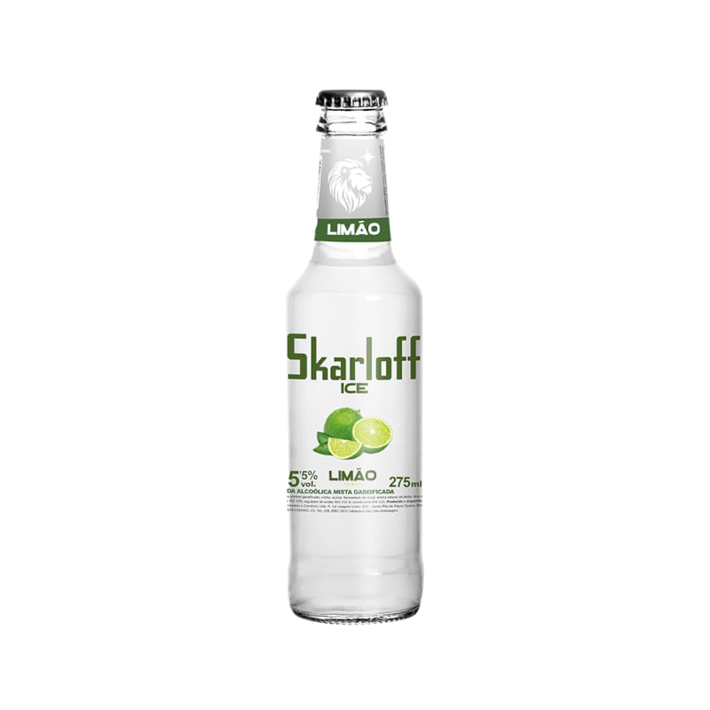 Vodka Ice de Limão SKARLOFF Long Neck 275ml