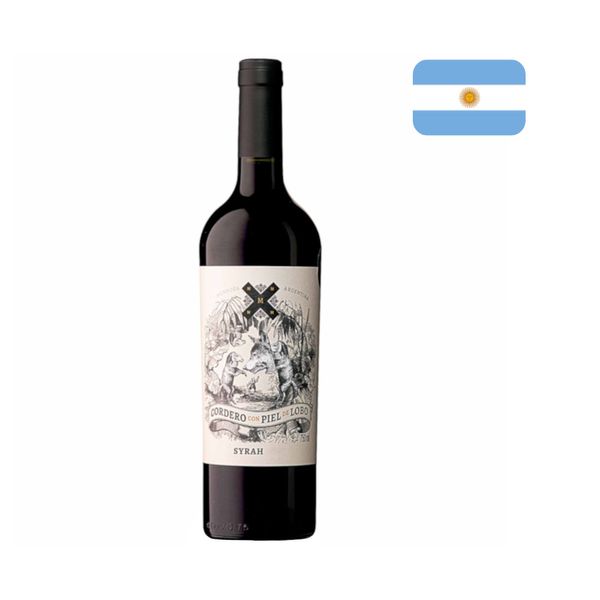 Vinho Tinto Argentino Cordero Piel Lobo Syrah Garrafa 750ml