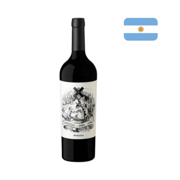 Vinho Tinto Argentino Cordero Piel Lobo Bonarda Garrafa 750ml