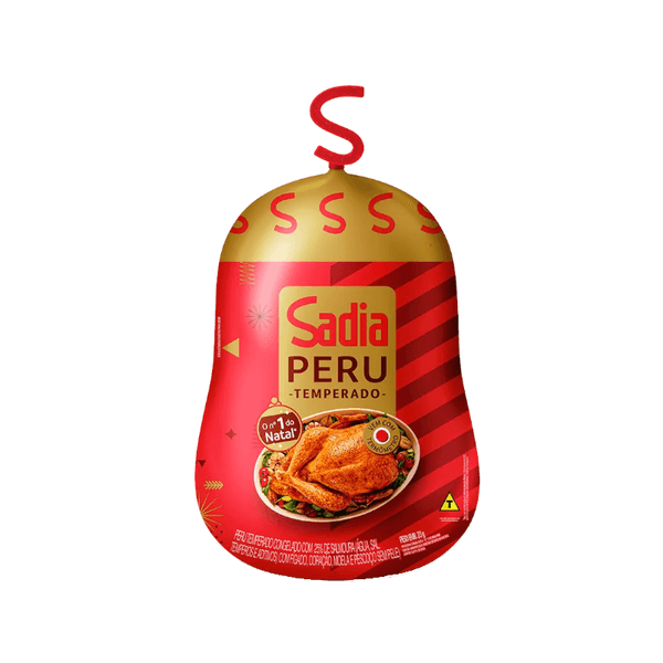 Peru Temperado SADIA com Termômetro Aproximadamente 5,4kg