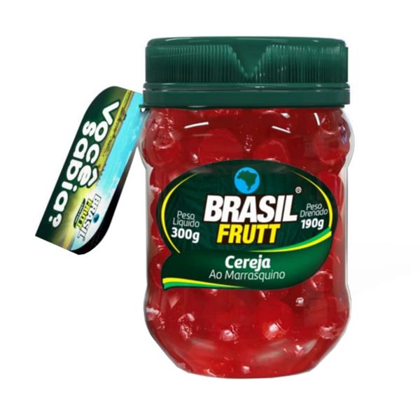 Cereja ao Marrasquino Brasil Frutt Pote 300g