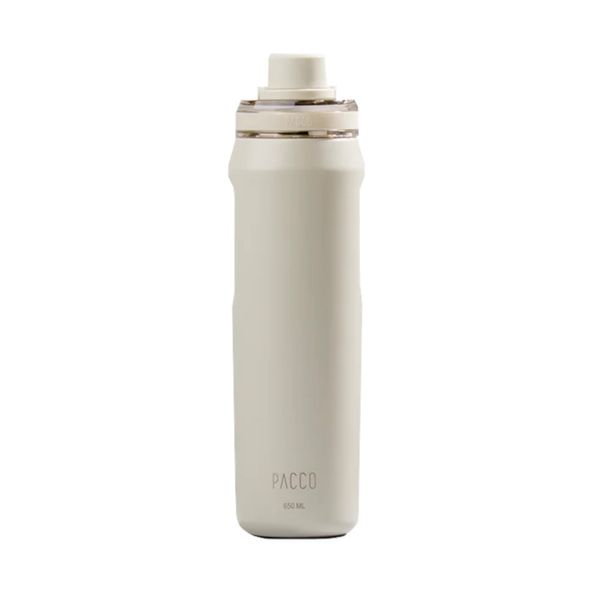 Garrafa Térmica Pacco Vyta Cor Creme 650ml