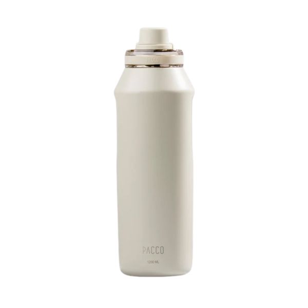 Garrafa Térmica Pacco Vyta Cor Creme 1200ml