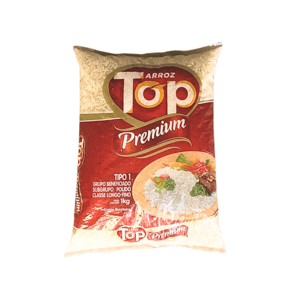 Arroz Branco Tipo 1 TOP Premium pacote 1kg