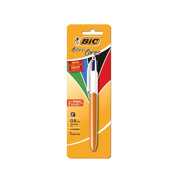 Caneta Fine BIC 4 Cores 1un