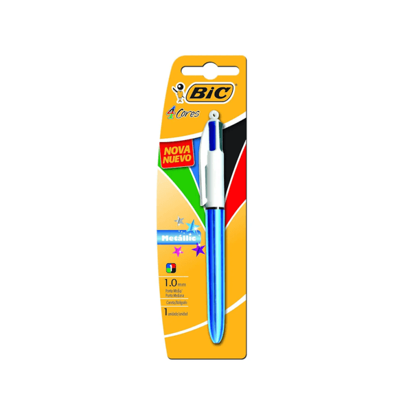 Caneta Esferográfica BIC 4 Cores Metallic 1un