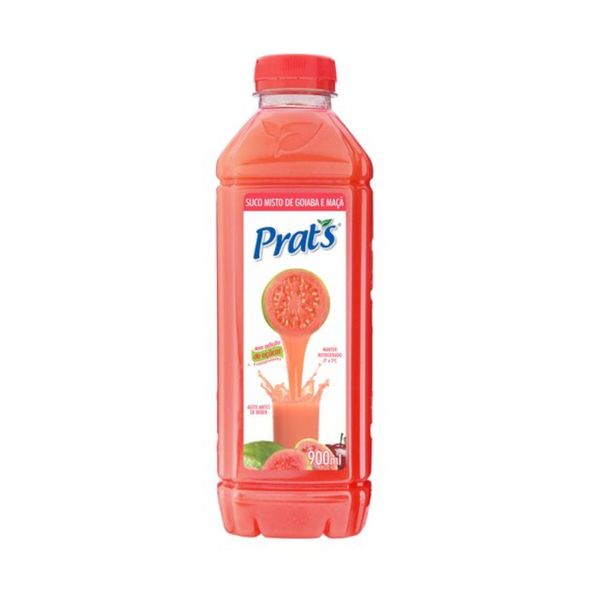 Suco Prats Misto Goiaba & Maça Garrafa 900ml