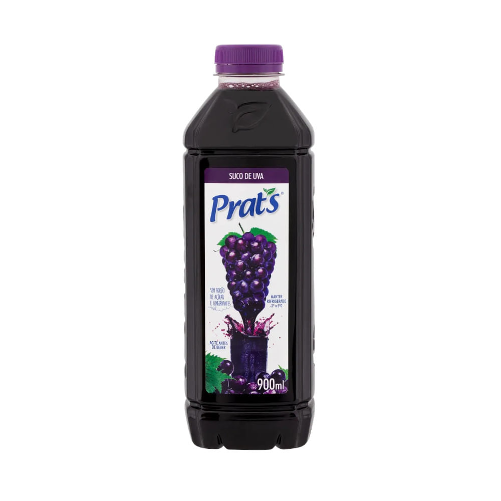 Suco Prat's Sabor Uva Garrafa 900ml