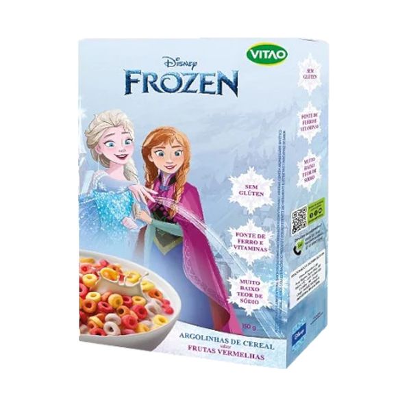 Cereal Matinal Frozen Vitao Sem Glúten Sabor Frutas Vermelhas Caixa 150g