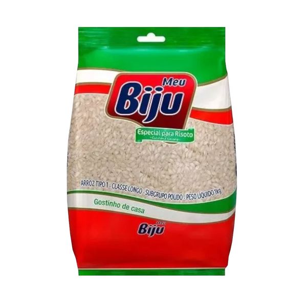 Arroz Culinária Italiana Meu Biju Especial para Risoto Embalagem 1K