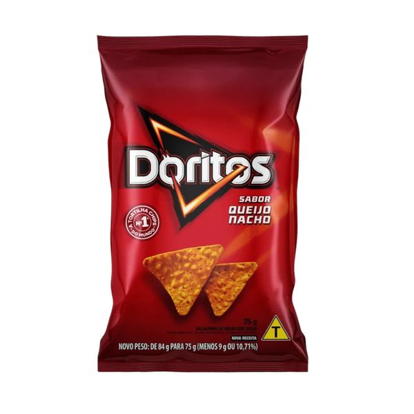 Salgadinho Doritos Queijo Nacho Embalagem 75g